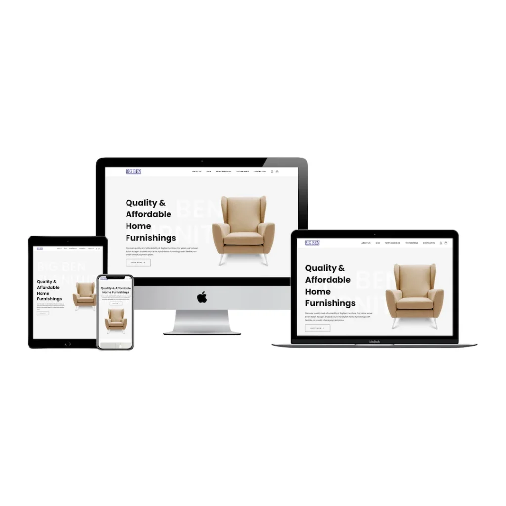 big ben affordable furniture baton rouge website on responsive devices