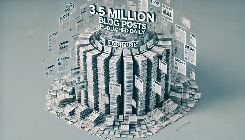 3.5 million blog posts published daily